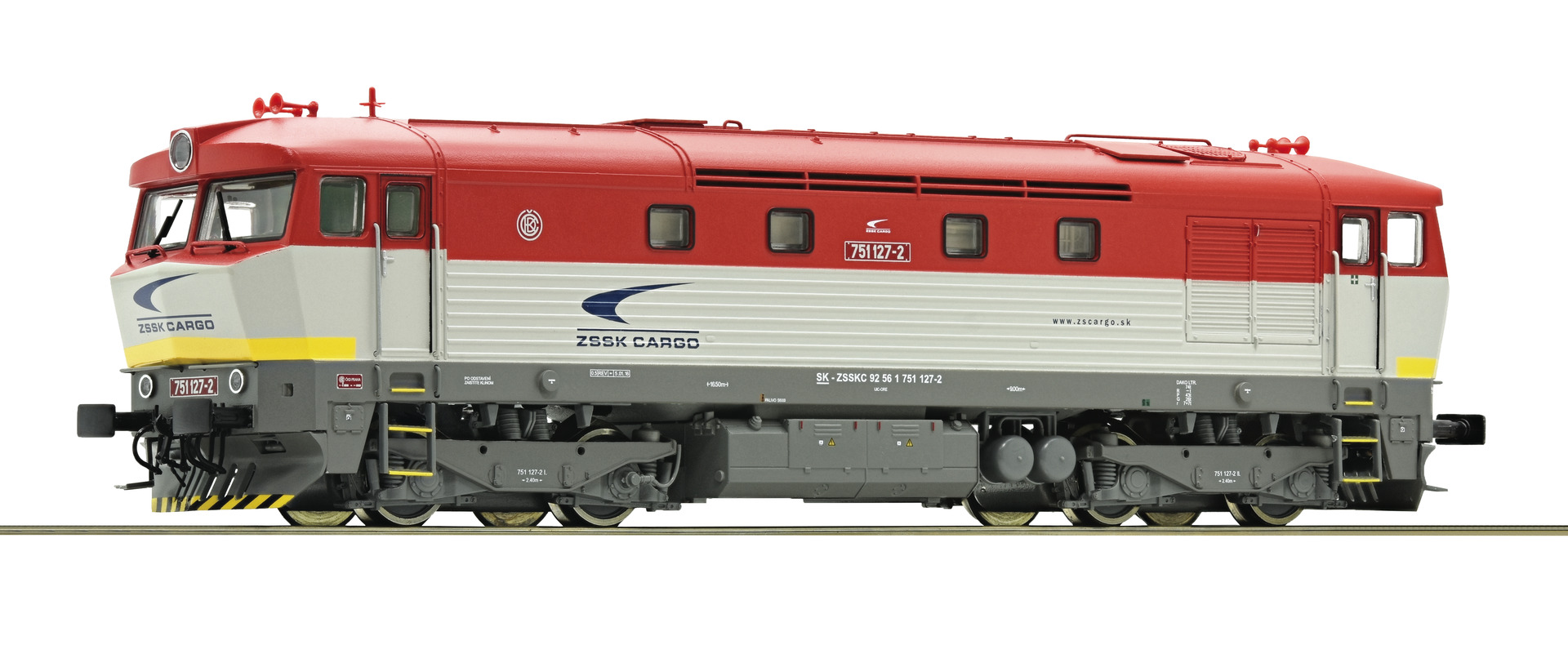 Locomotiva diesel seria 751, ZSSK, Roco, scara H0 (1:87)